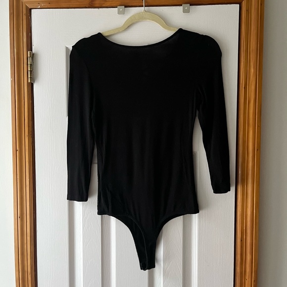 Design Lab Lord and Taylor Black Bodysuit XS - Picture 3 of 5